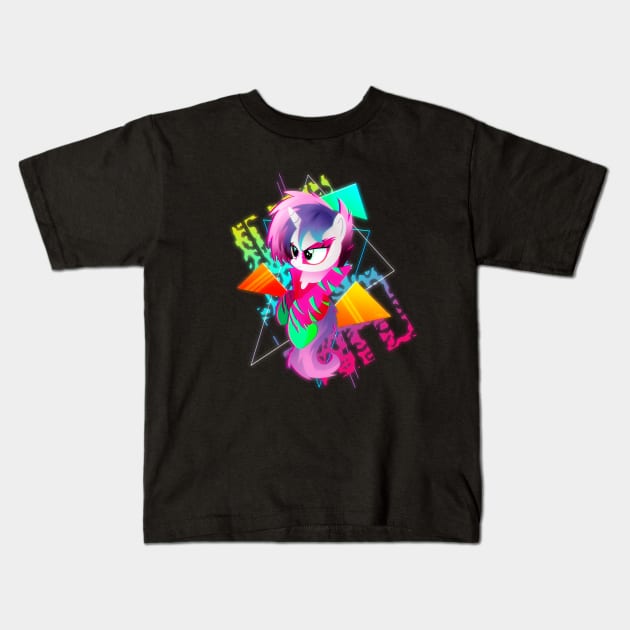 Synthwave Sweetie Belle Kids T-Shirt by Ilona's Store